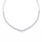 Triangle Diamond Necklace