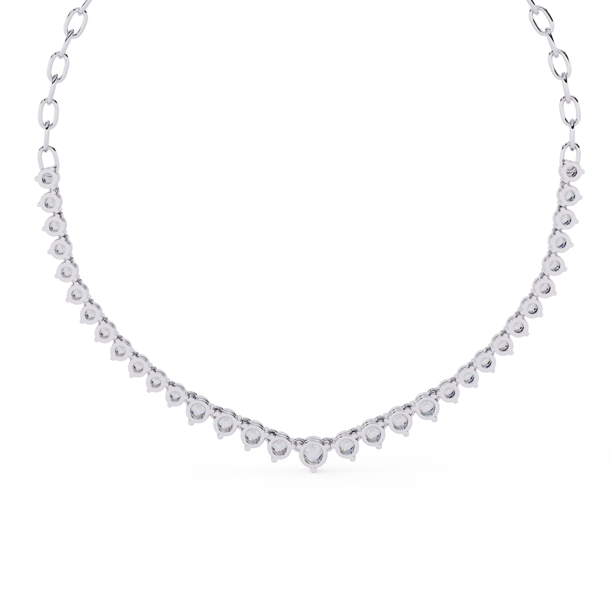 Triangle Diamond Necklace
