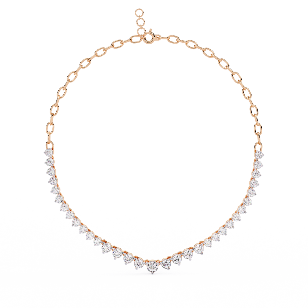 Triangle Diamond Necklace