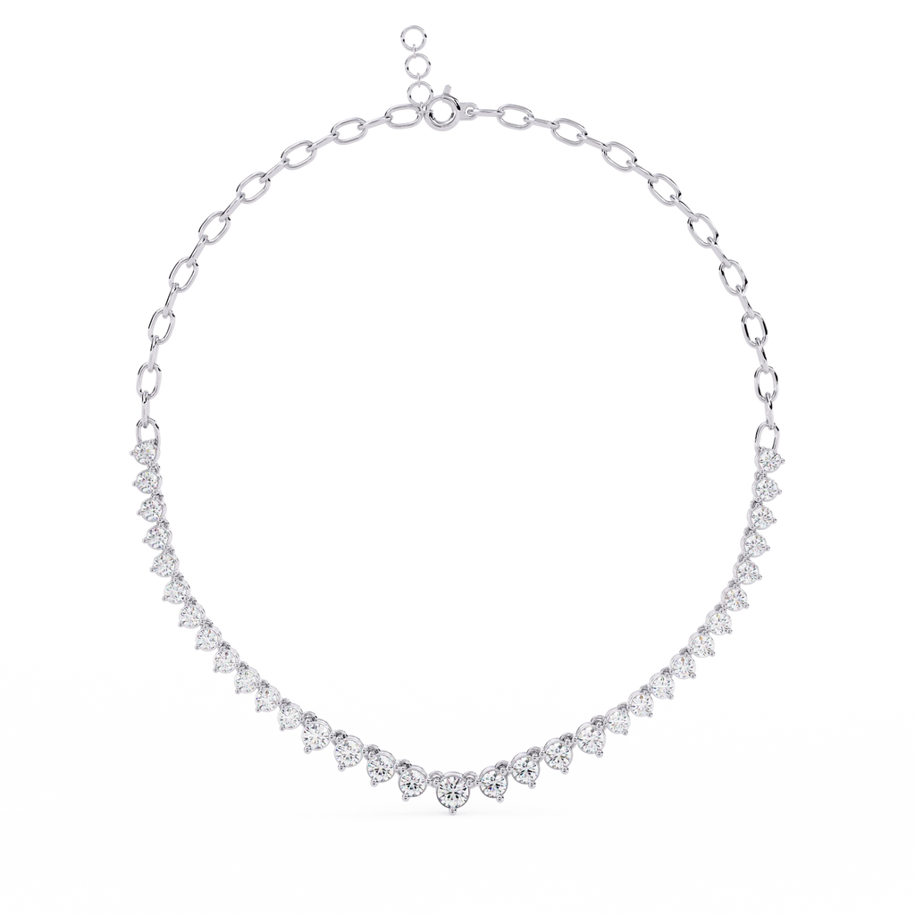 Triangle Diamond Necklace