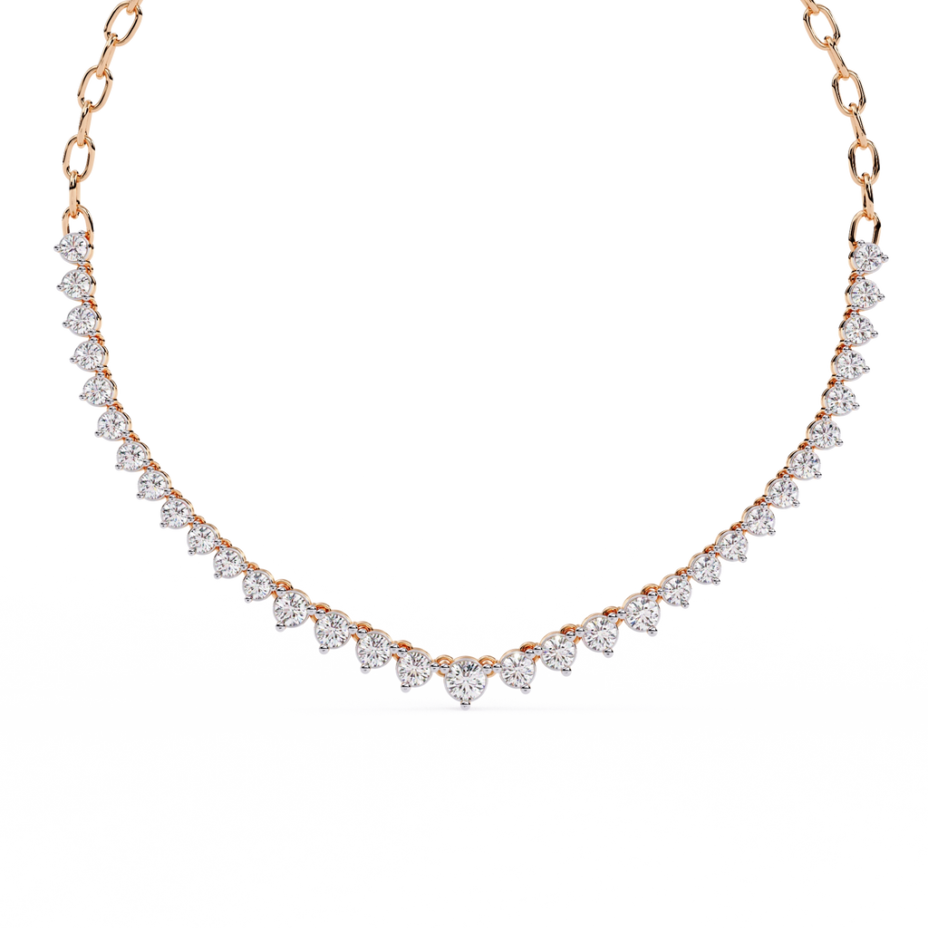 Triangle Diamond Necklace