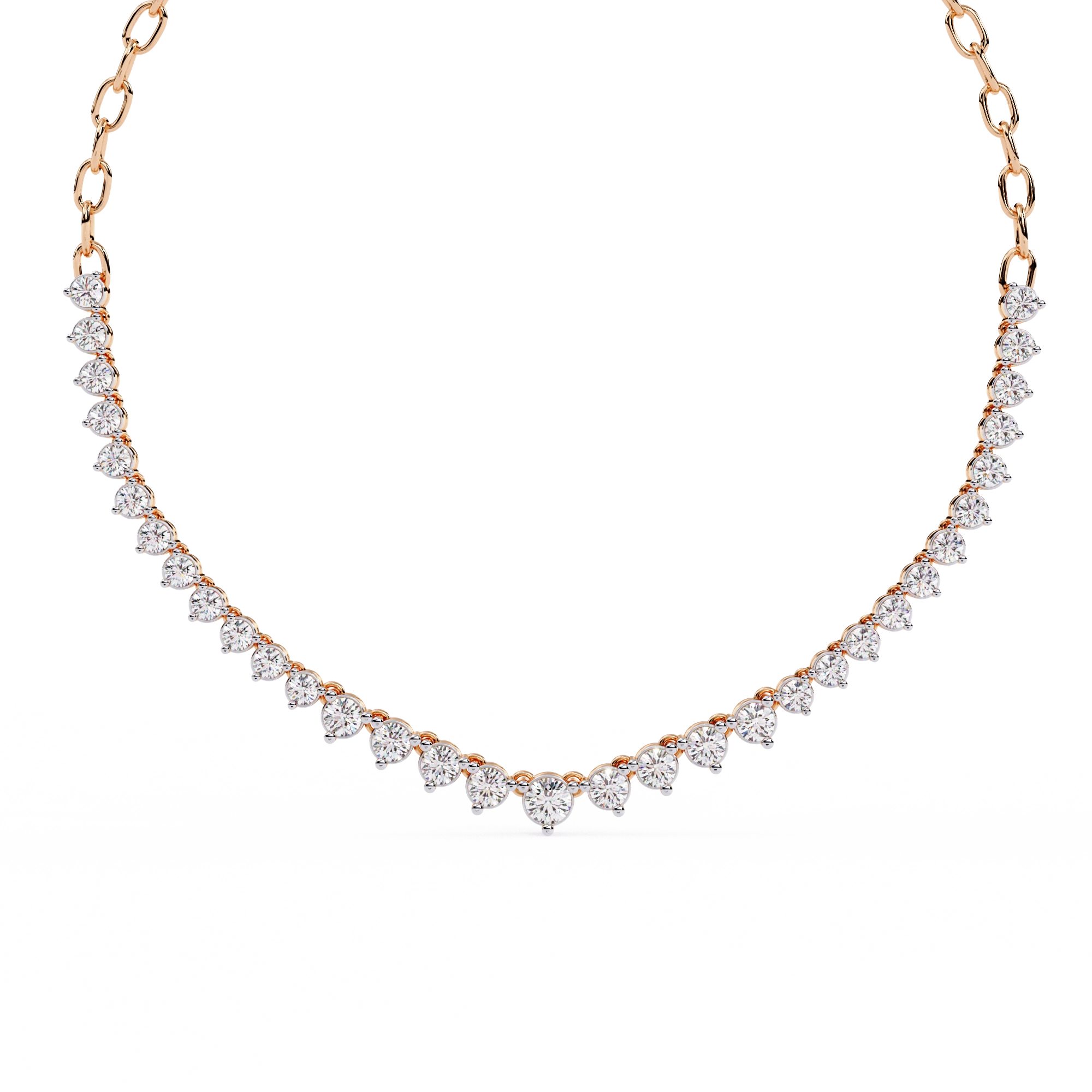 Triangle Diamond Necklace
