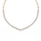 Triangle Diamond Necklace