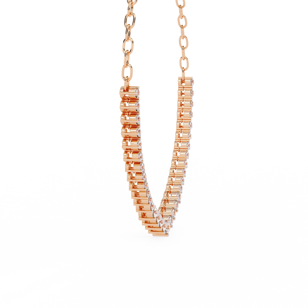 Triangle Diamond Necklace