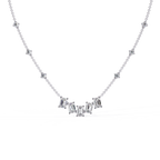 Geometric Diamond Necklace