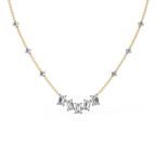 Geometric Diamond Necklace
