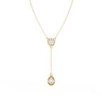 Solitaire Drop Necklace