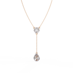 Solitaire Drop Necklace