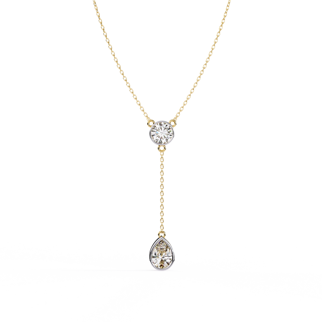 Solitaire Drop Necklace