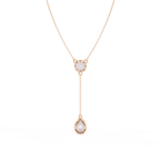 Solitaire Drop Necklace