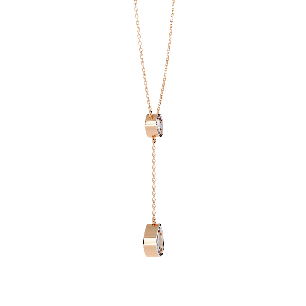 Solitaire Drop Necklace
