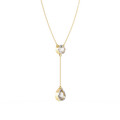 Solitaire Drop Necklace