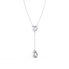 Solitaire Drop Necklace