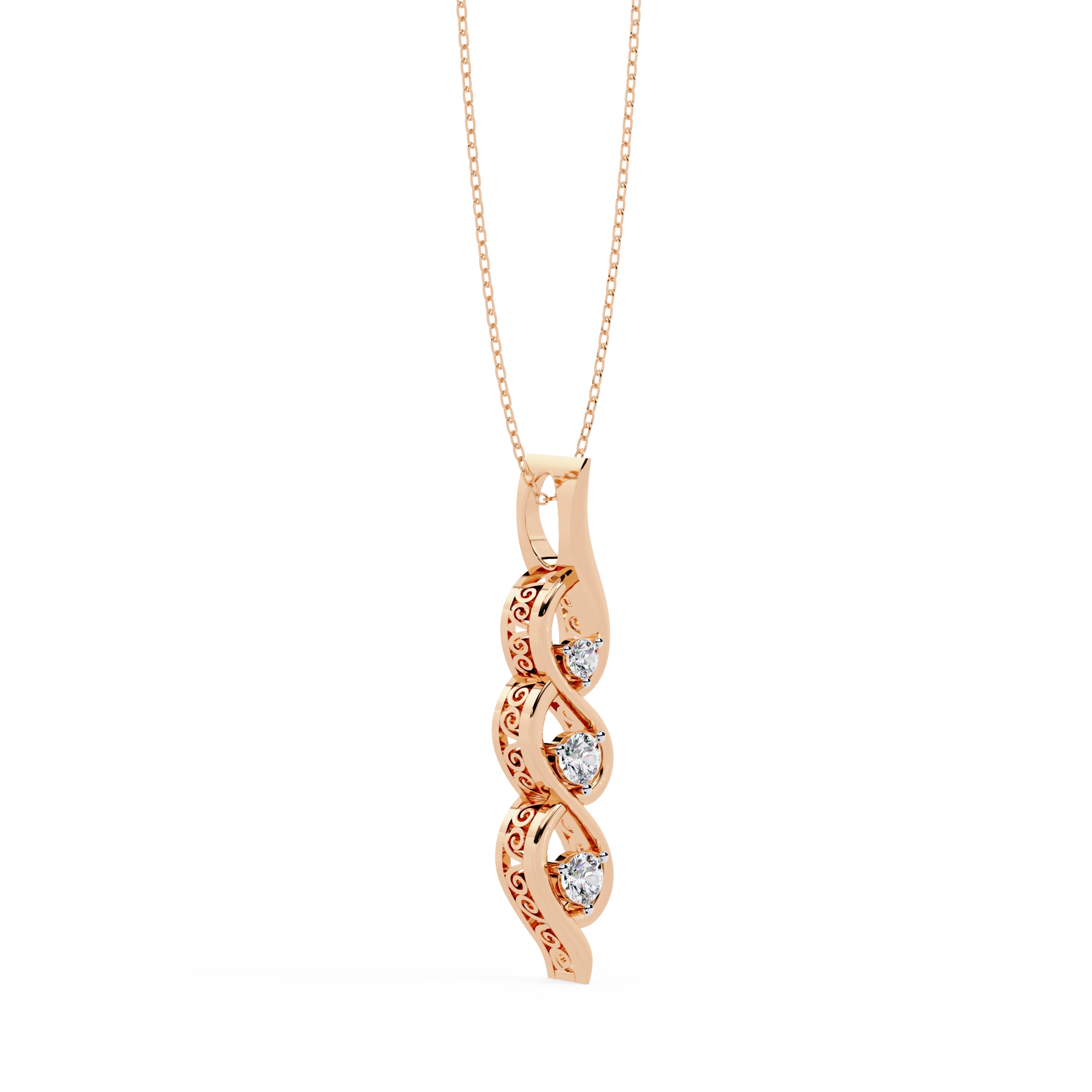 Infinity Diamond Necklace