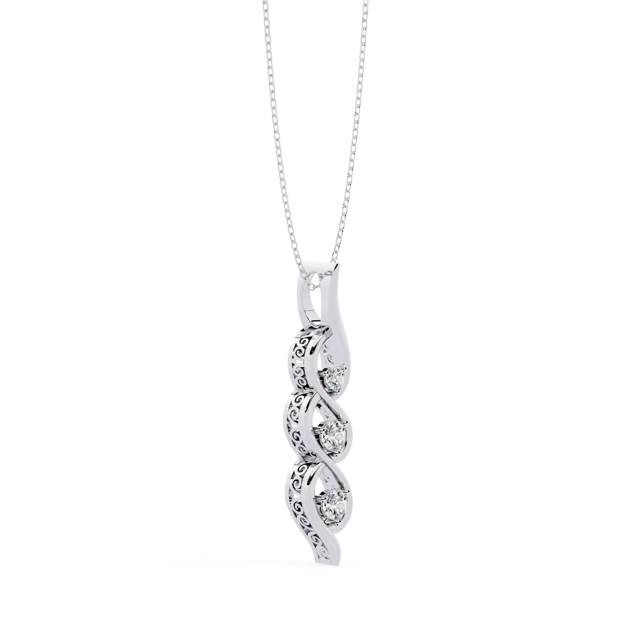 Infinity Diamond Necklace