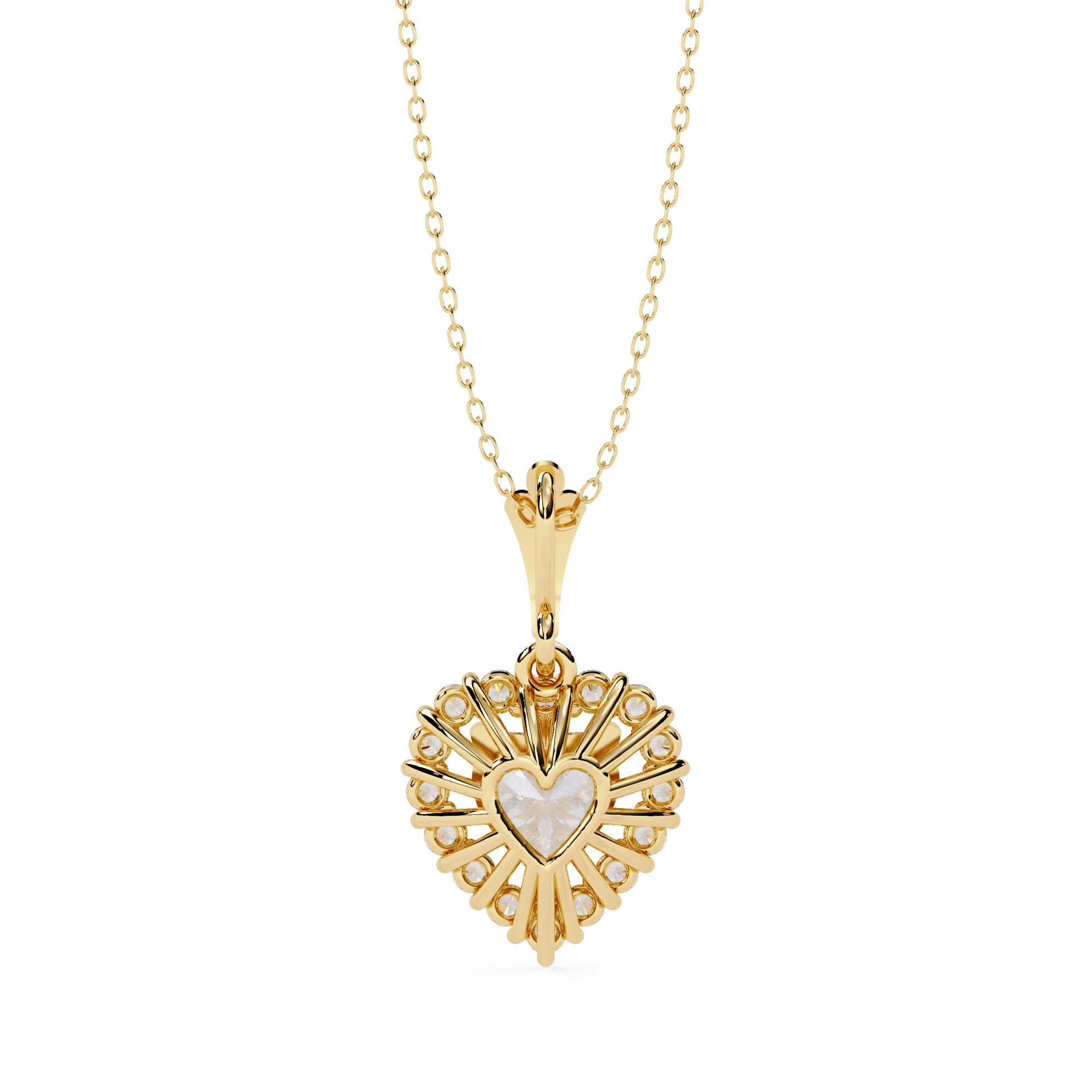 Heart Halo Necklace