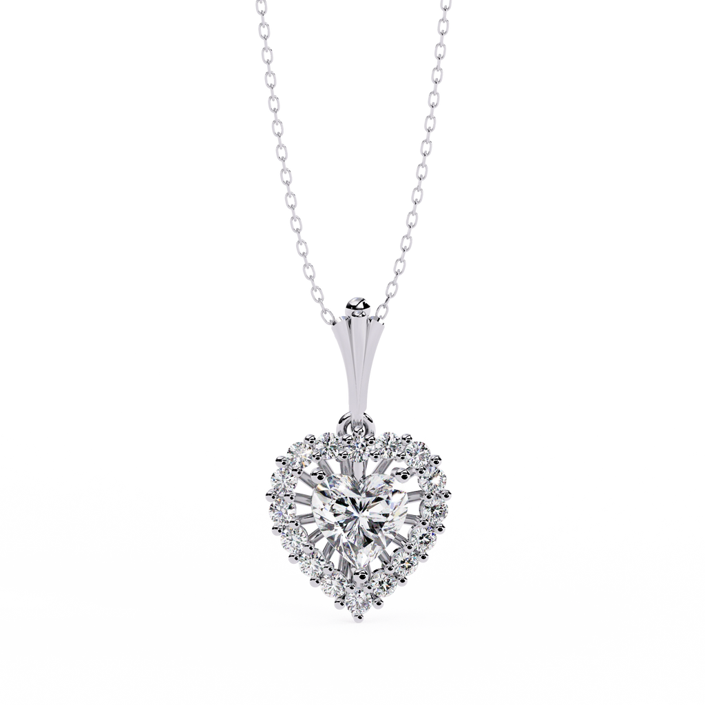Heart Halo Necklace