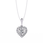 Heart Halo Necklace