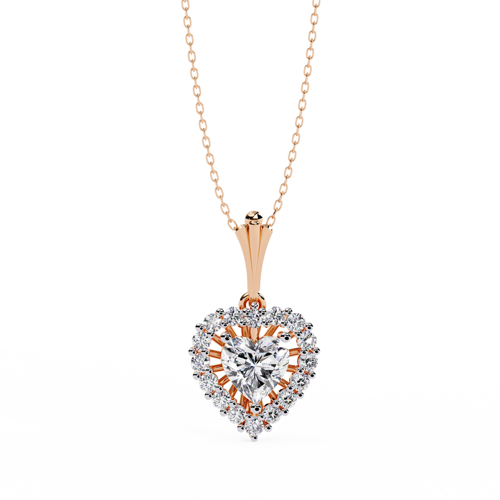 Heart Halo Necklace