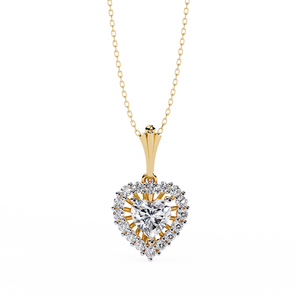 Heart Halo Necklace