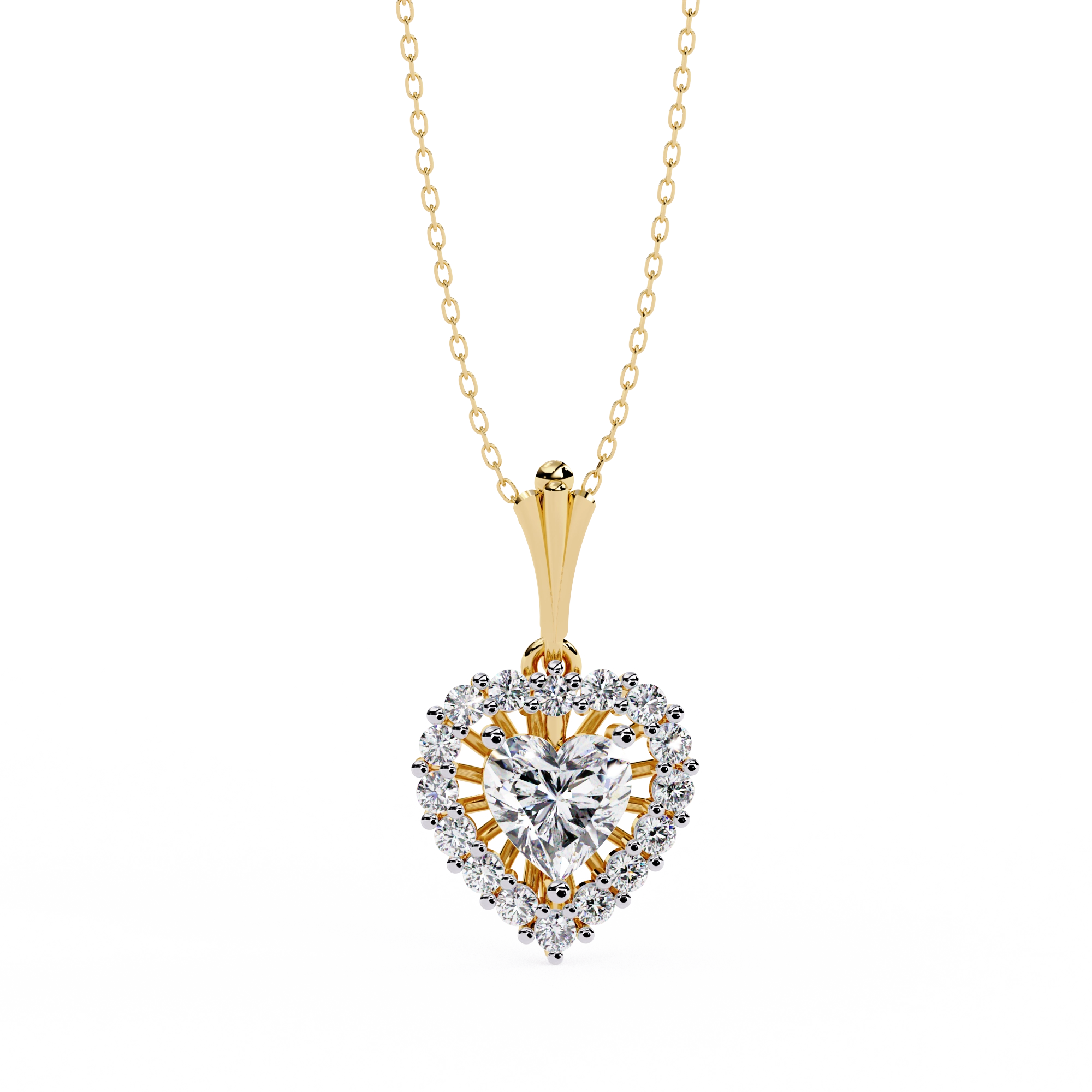 Heart Halo Necklace