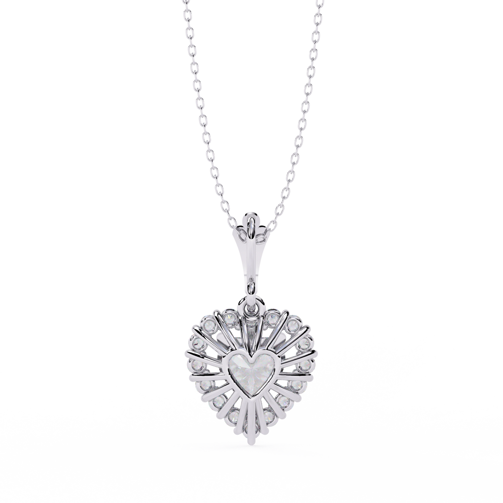 Heart Halo Necklace