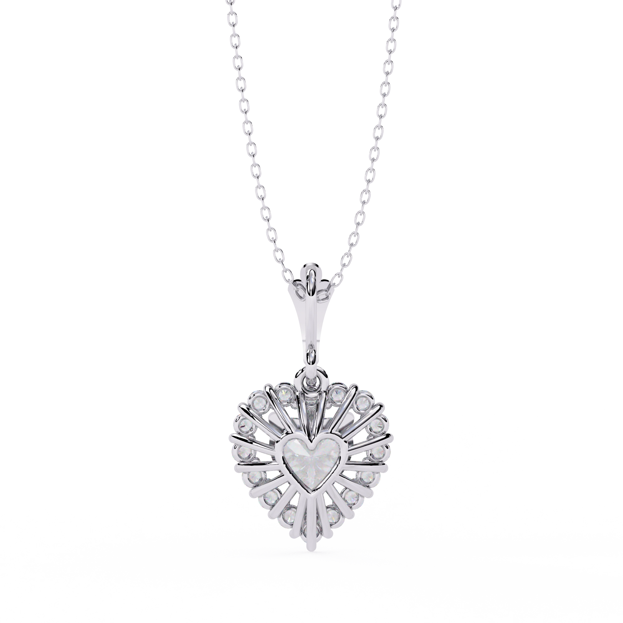 Heart Halo Necklace
