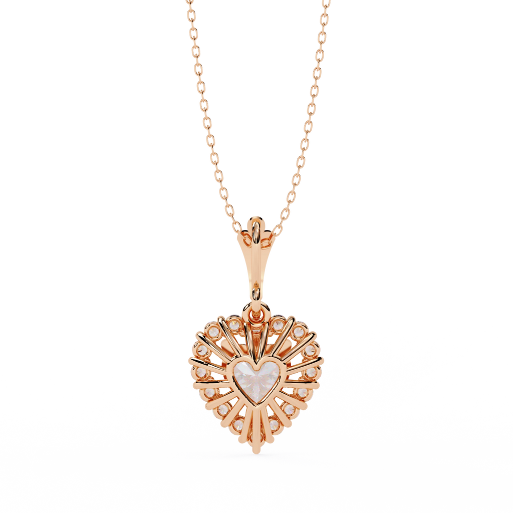 Heart Halo Necklace