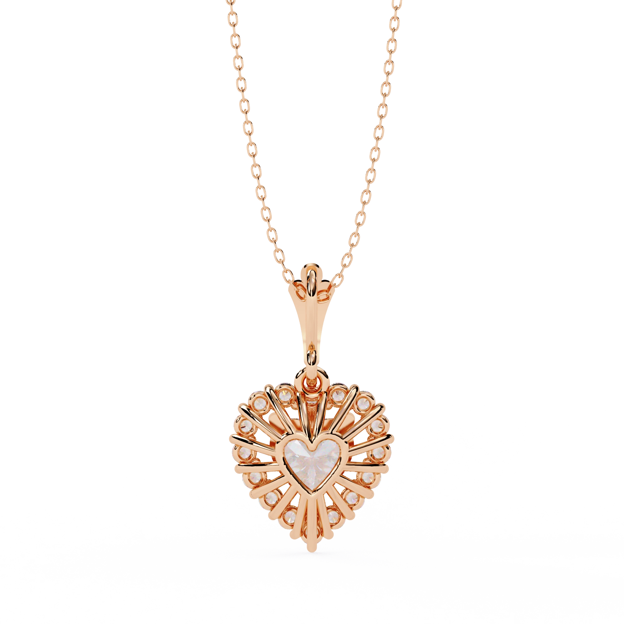 Heart Halo Necklace