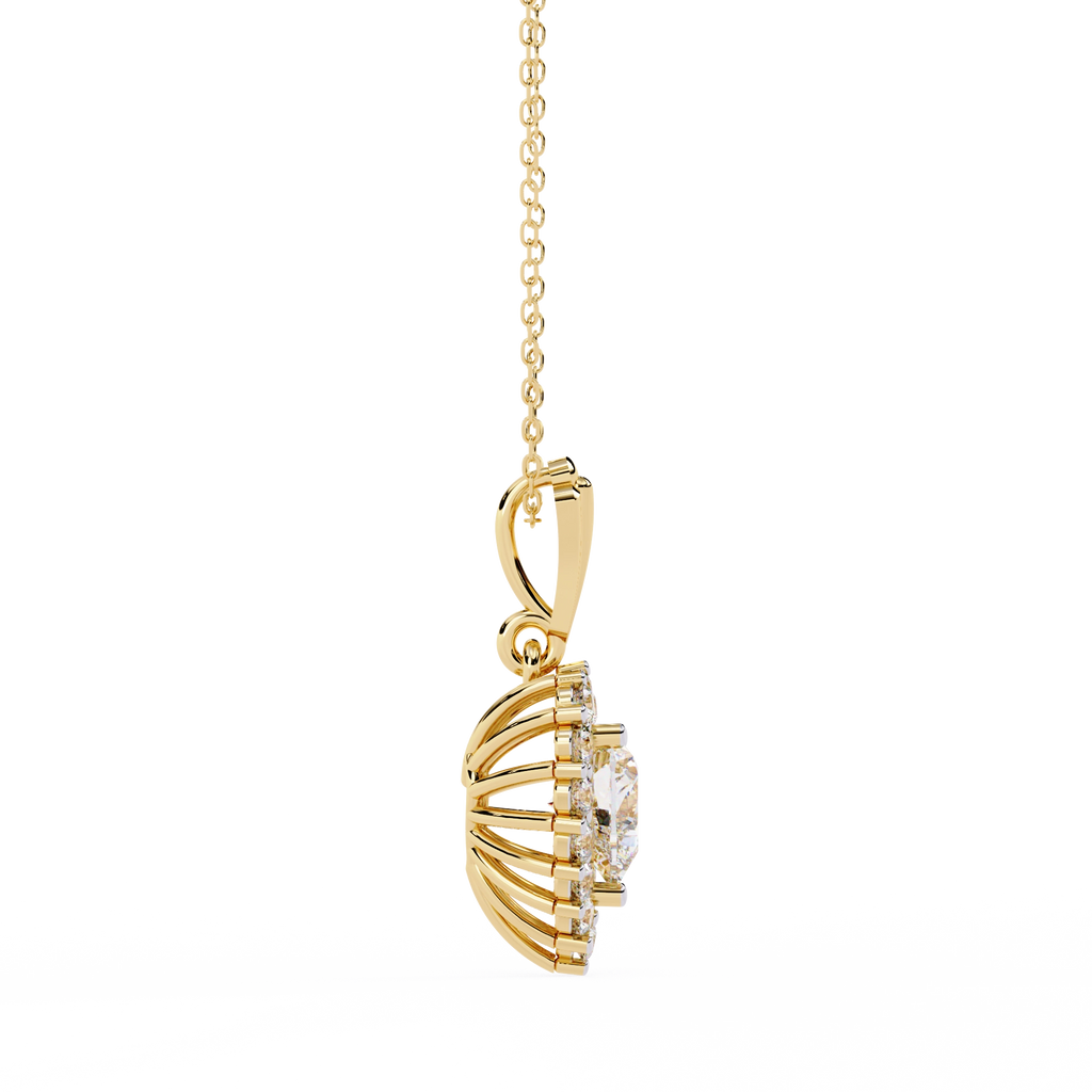 Heart Halo Necklace