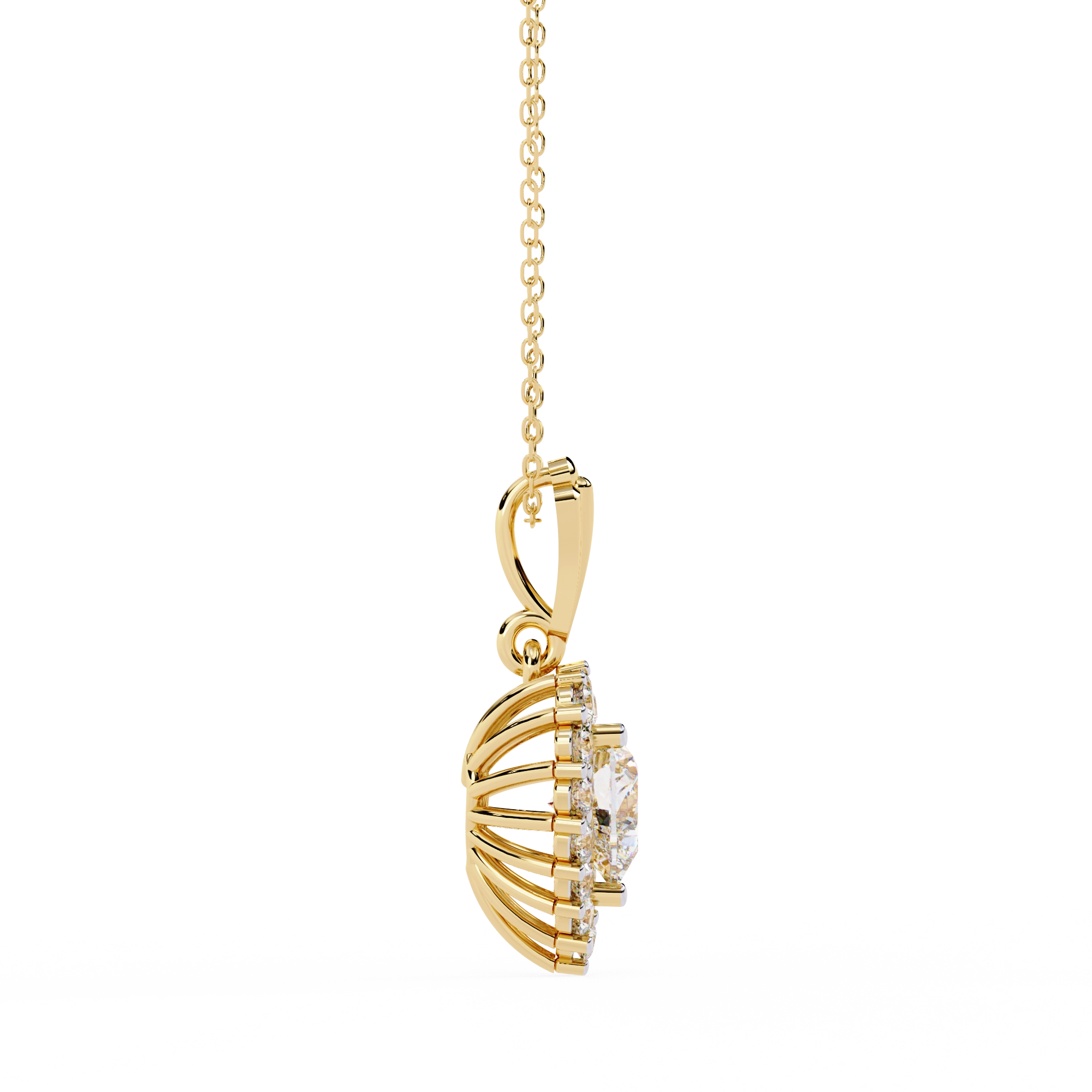 Heart Halo Necklace