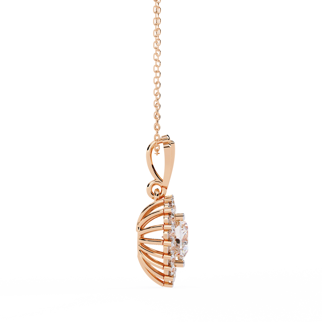 Heart Halo Necklace