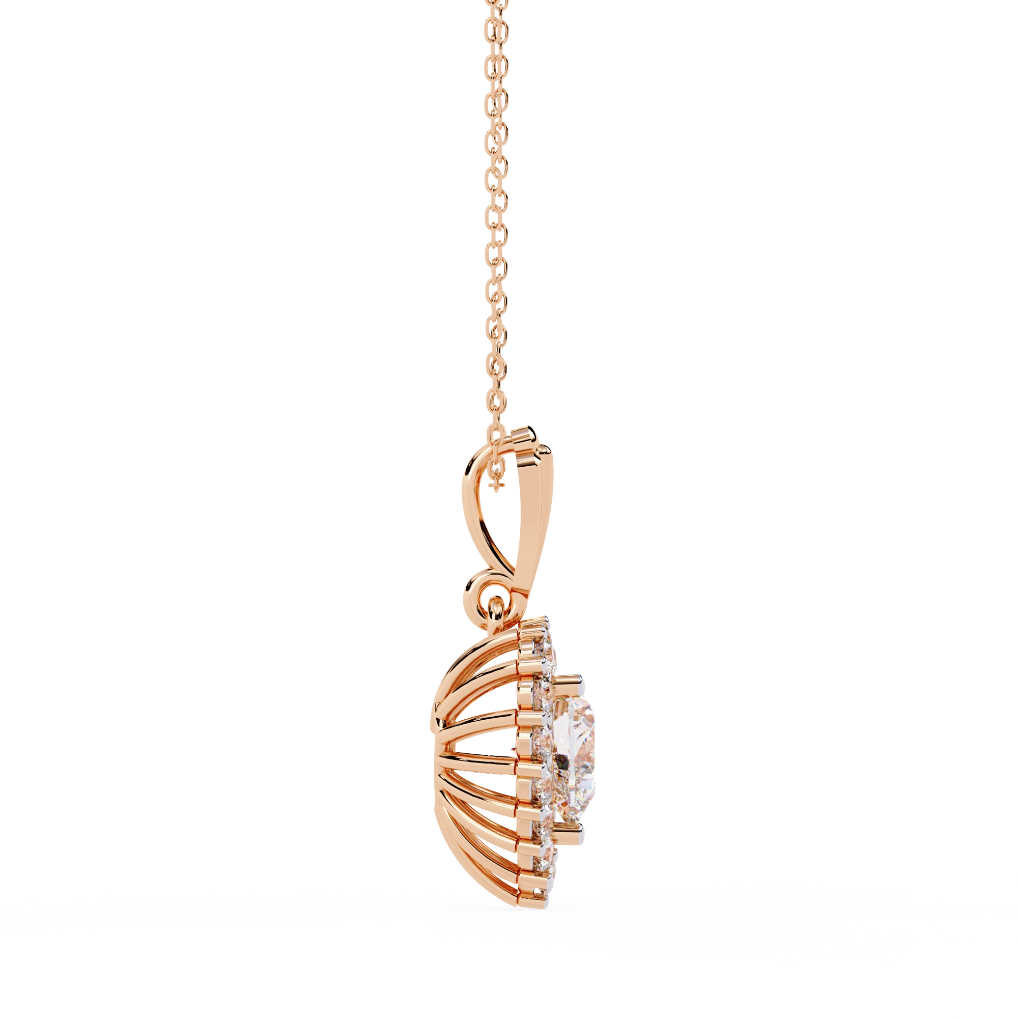 Heart Halo Necklace