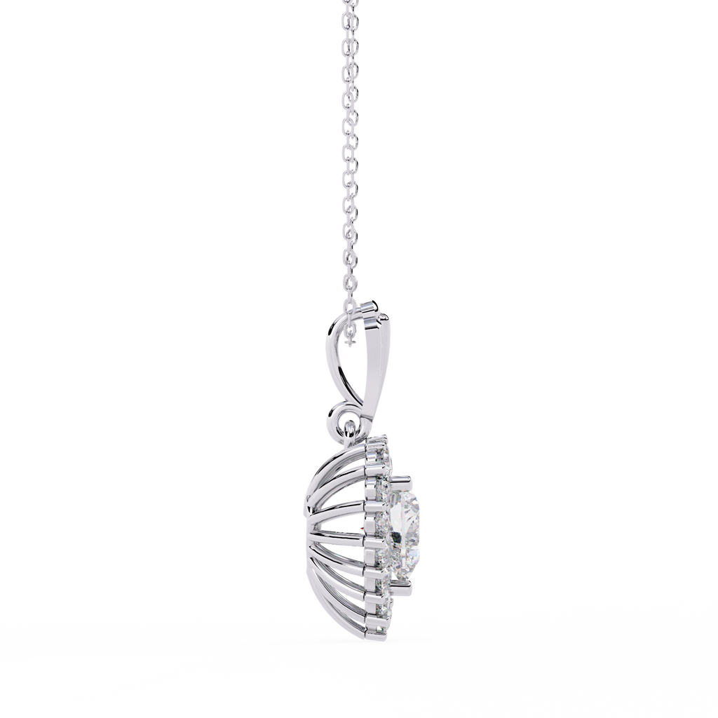 Heart Halo Necklace