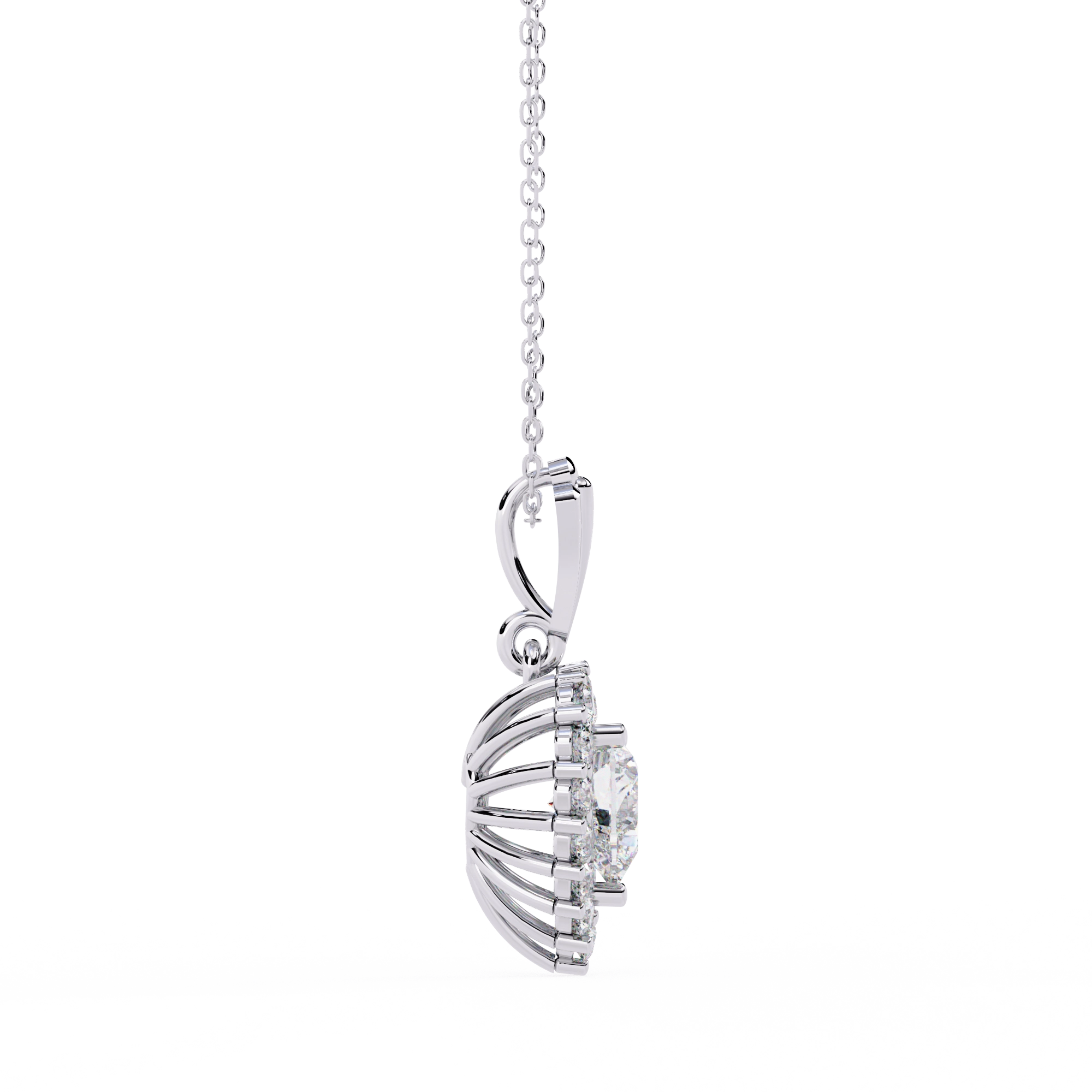 Heart Halo Necklace
