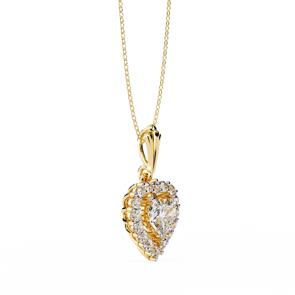 Heart Halo Necklace