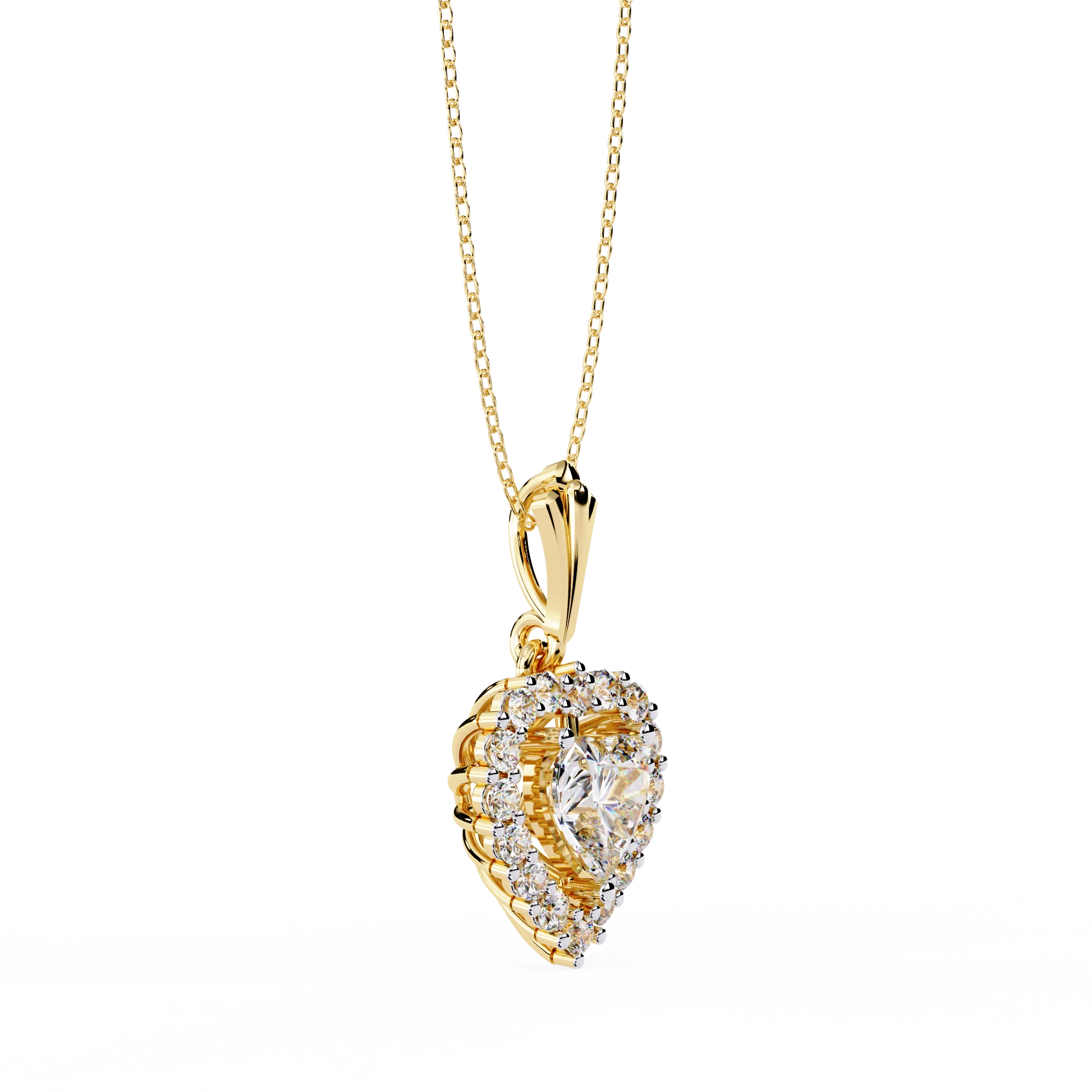 Heart Halo Necklace