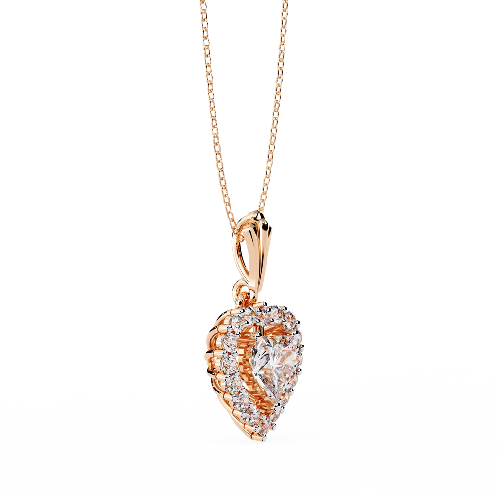 Heart Halo Necklace