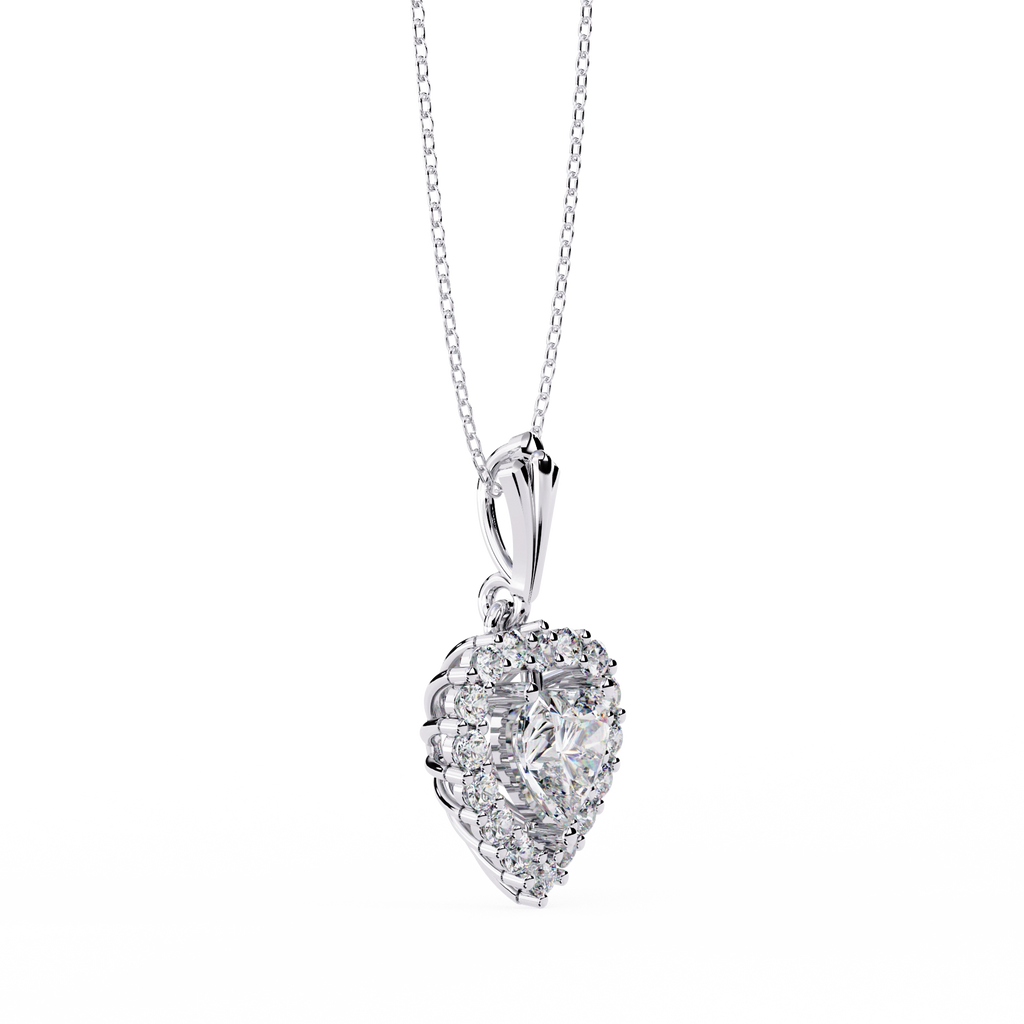 Heart Halo Necklace