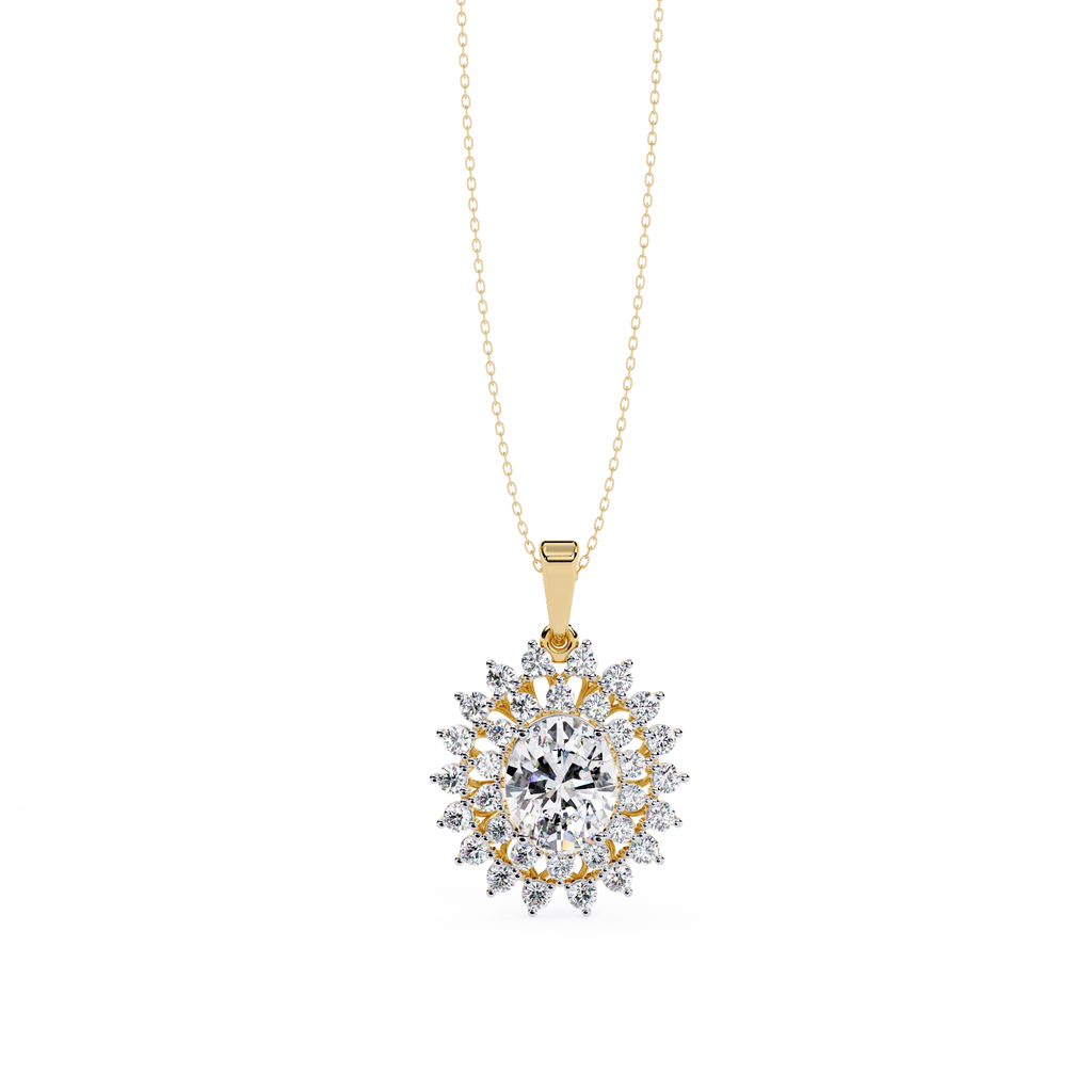 Floral Halo Necklace