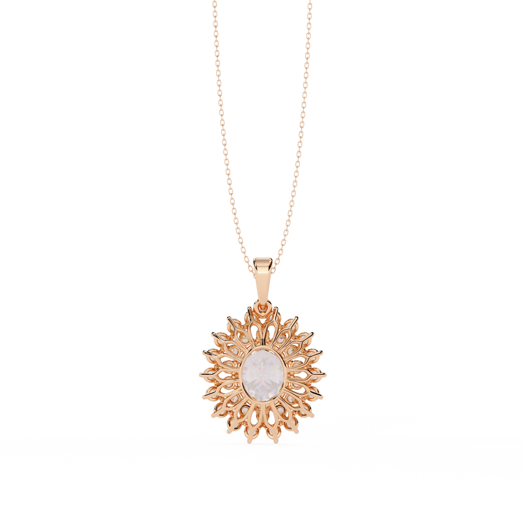 Floral Halo Necklace