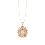 Floral Halo Necklace