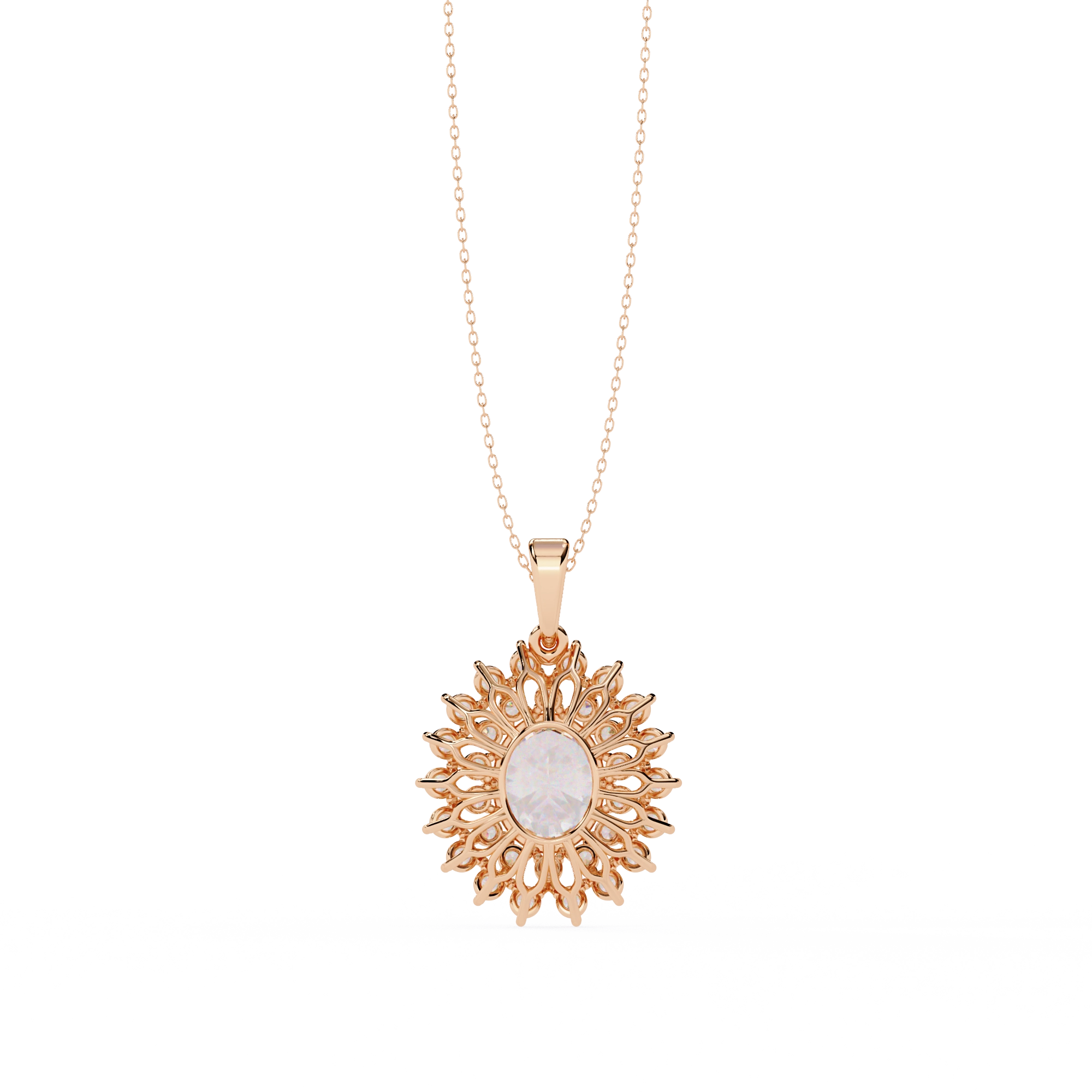 Floral Halo Necklace