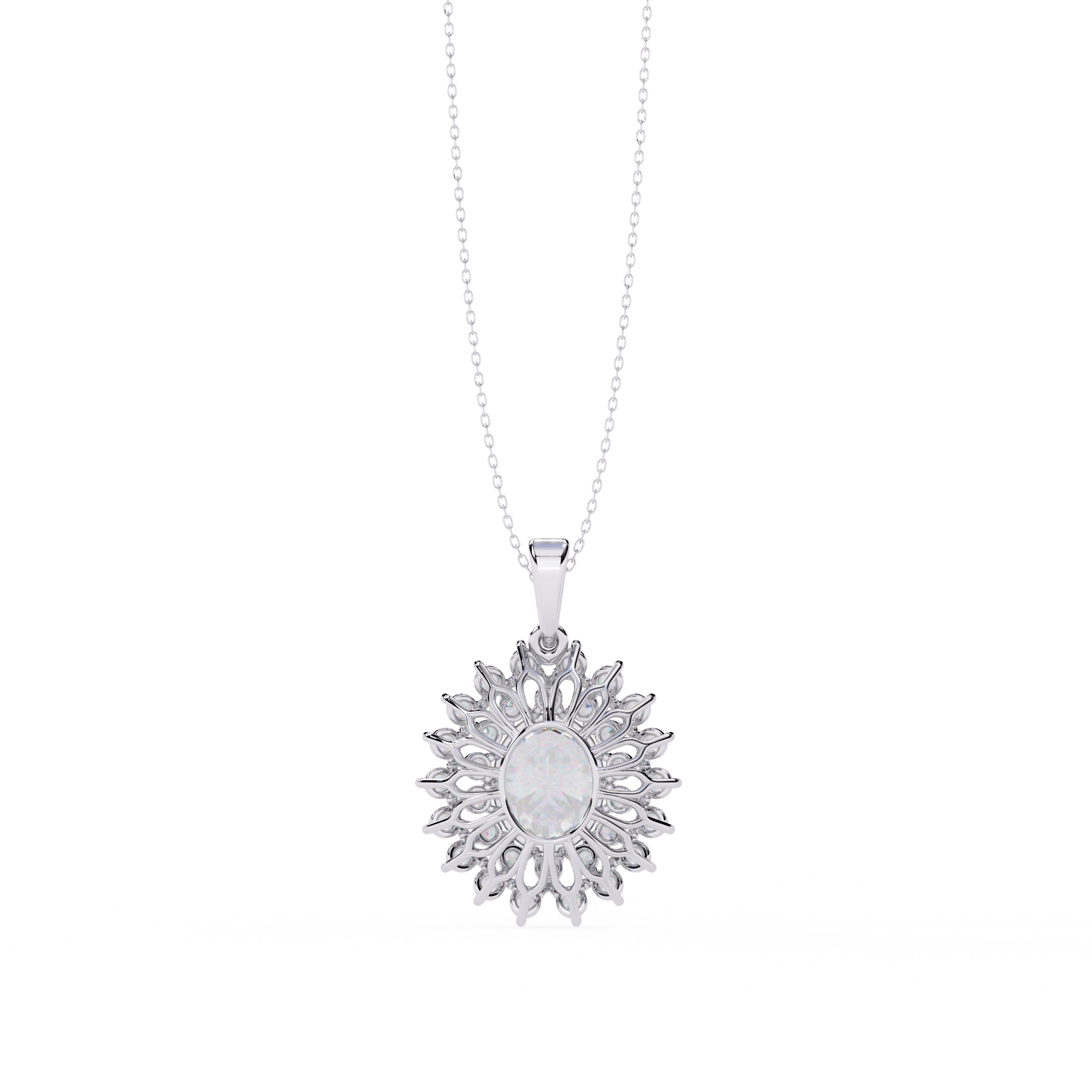 Floral Halo Necklace