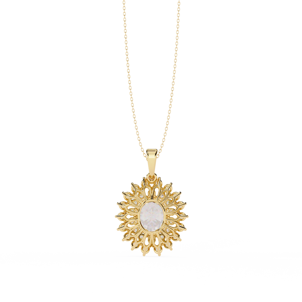 Floral Halo Necklace