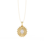 Floral Halo Necklace
