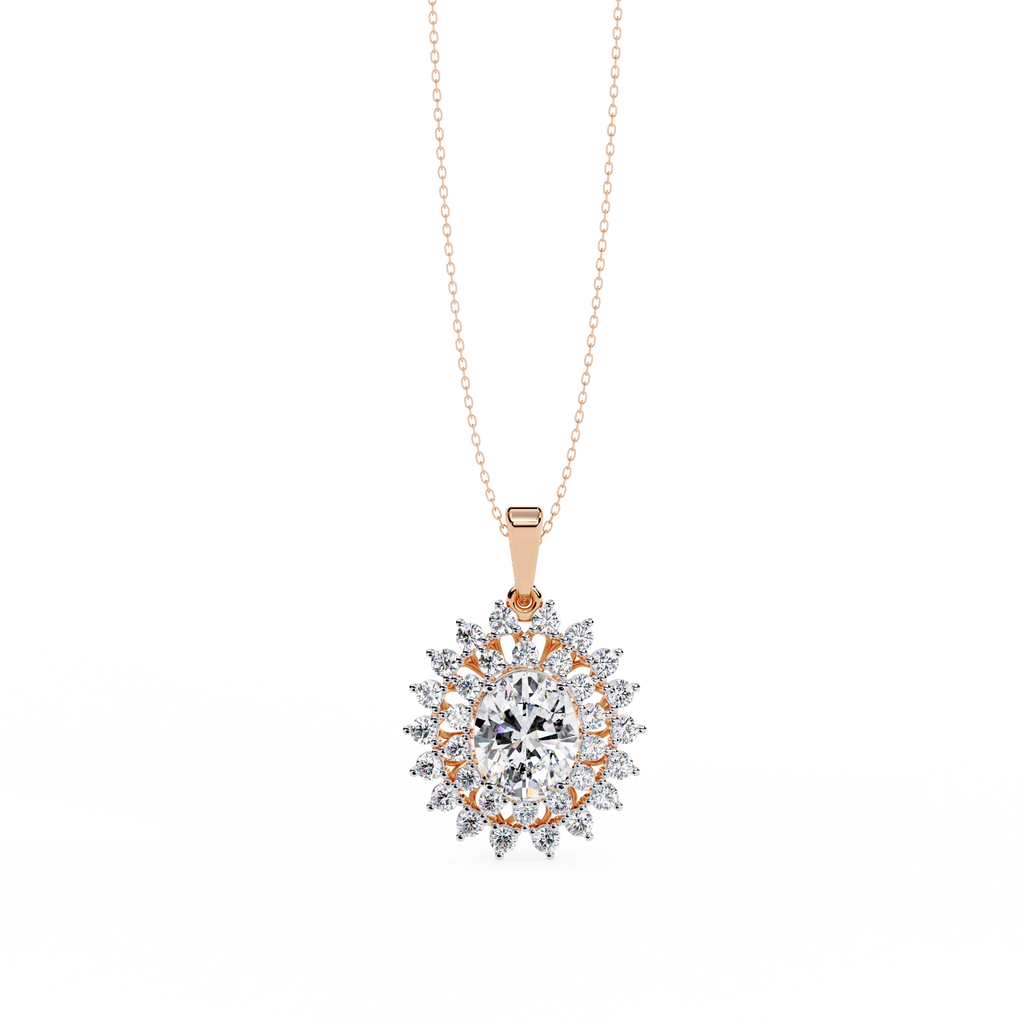 Floral Halo Necklace