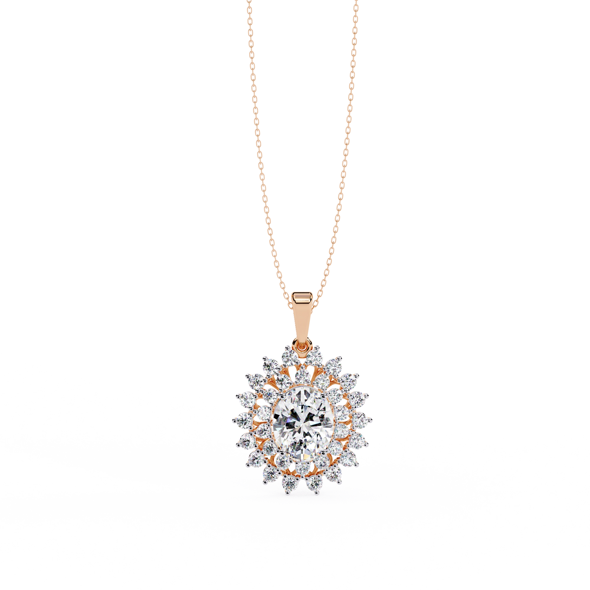 Floral Halo Necklace