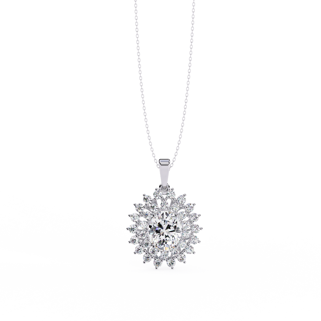 Floral Halo Necklace