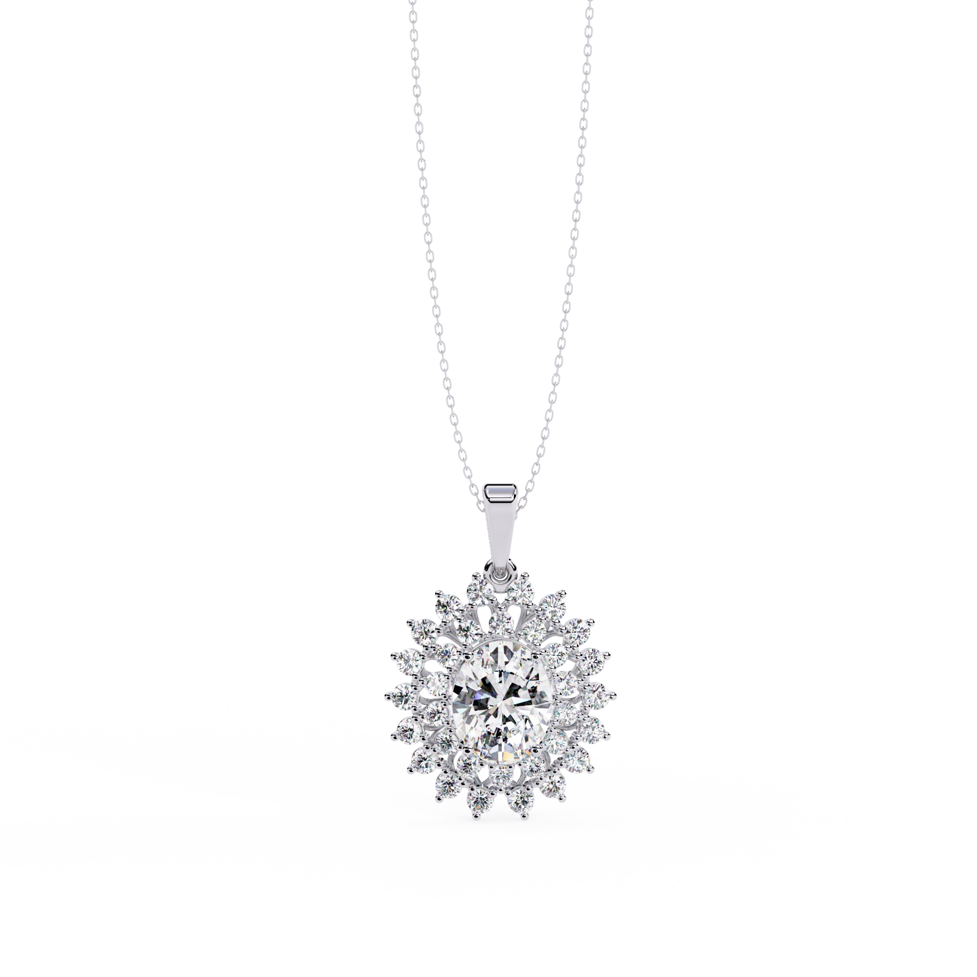 Floral Halo Necklace